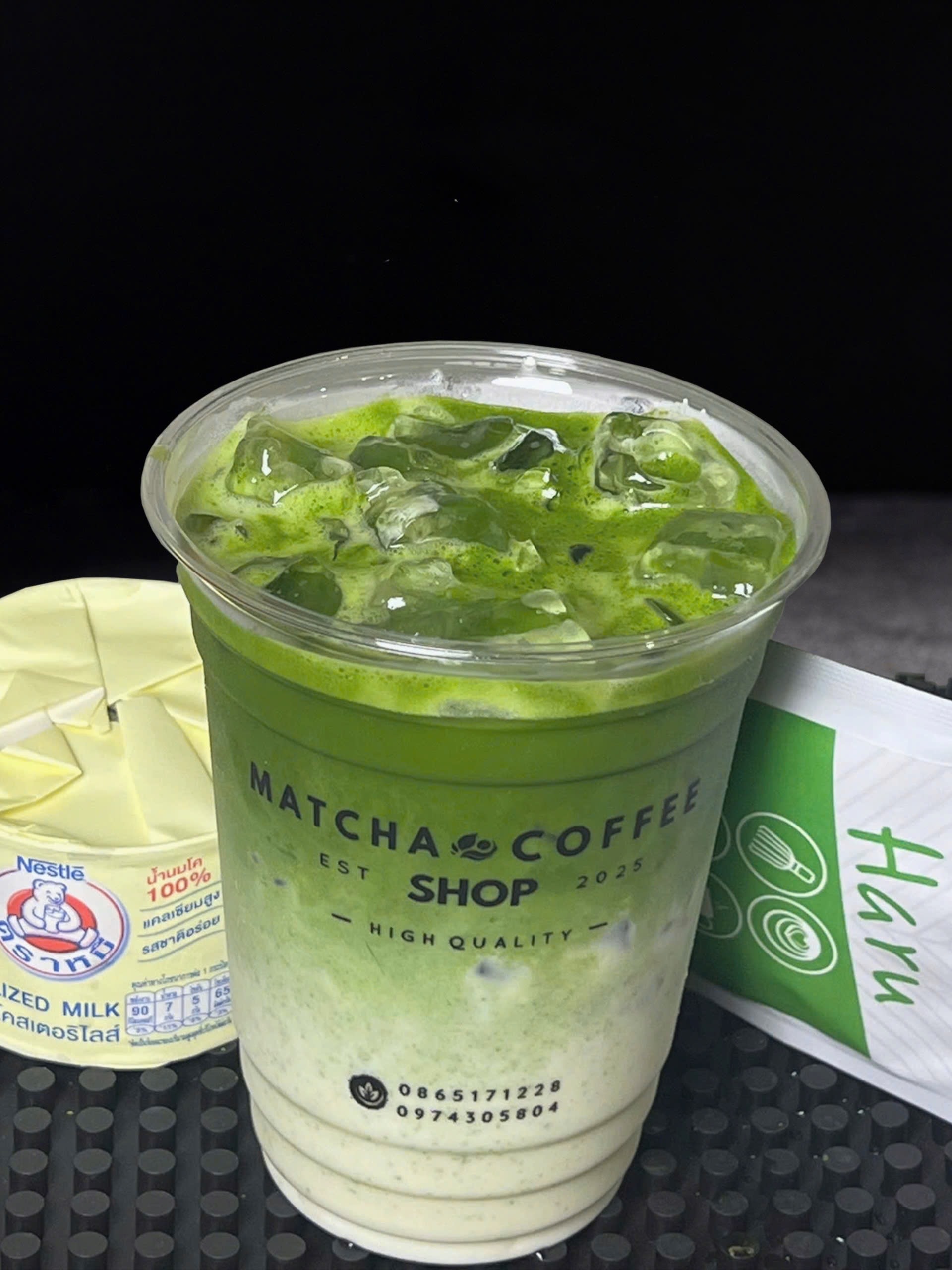 Hình ảnh Sữa gấu matcha haru