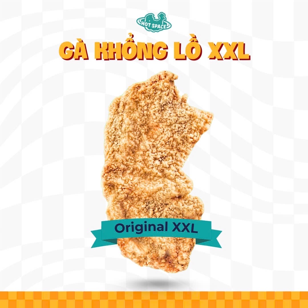 Hình ảnh Gà Rán Khổng Lồ Hotspace XXL Bột Đài 