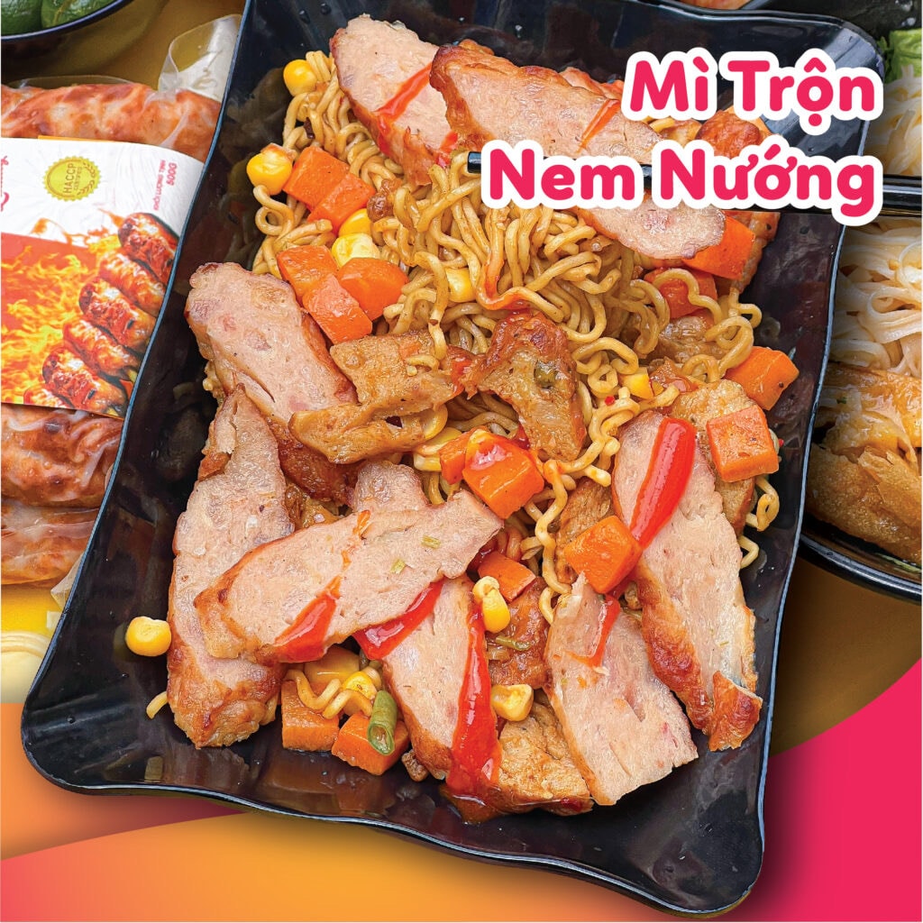 Hình ảnh MỲ TRỘN NEM NƯỚNG