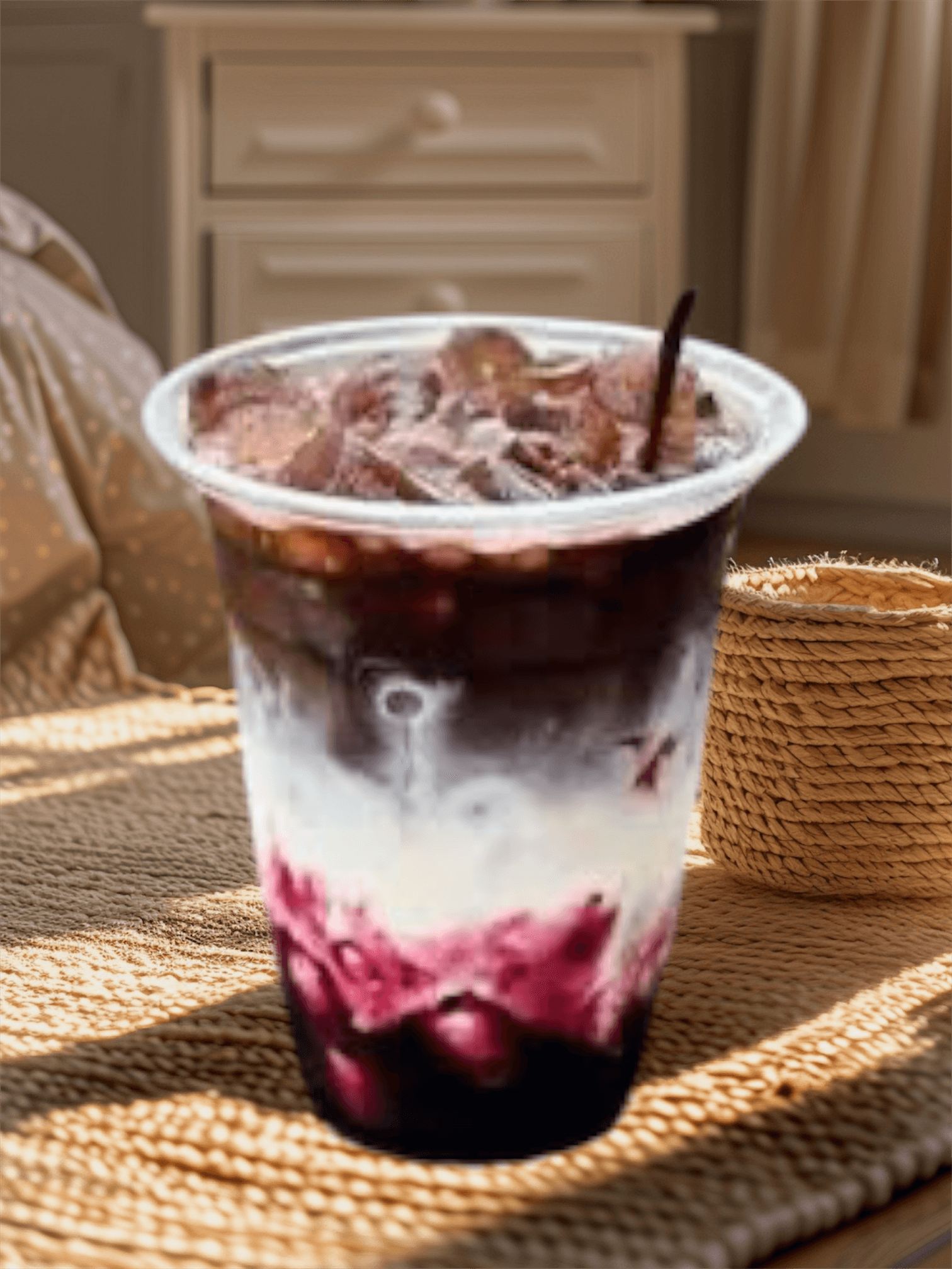 Hình ảnh Cacao Latte Việt Quất 