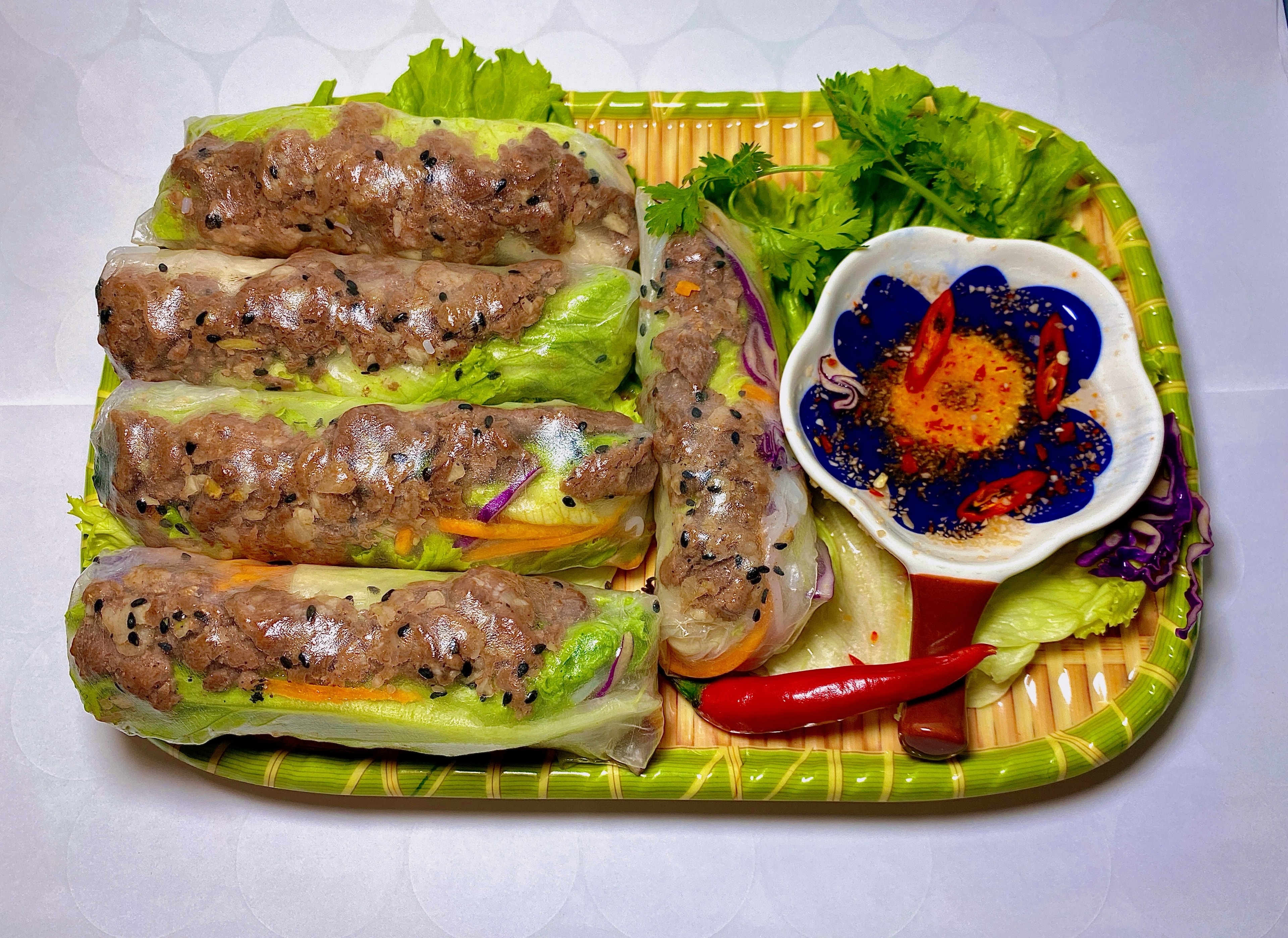 Hình ảnh Set 5 gỏi cuốn Bò Xào Mềm 