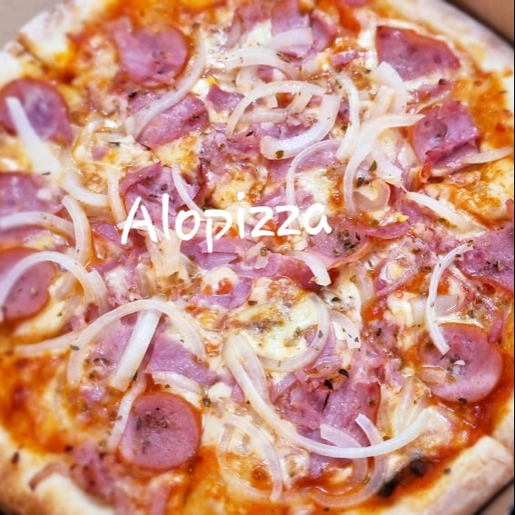 Hình ảnh Pizza Tươi Thịt Nguội Bacon - 23cm