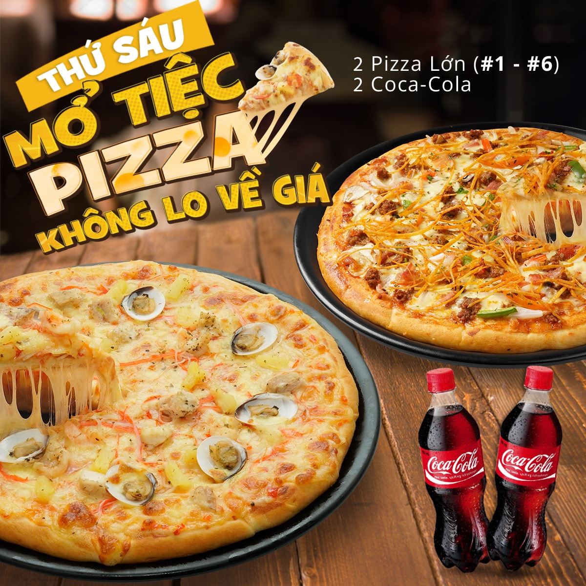 Hình ảnh Friday Deal | Combo 2 Pizza 2 Coke