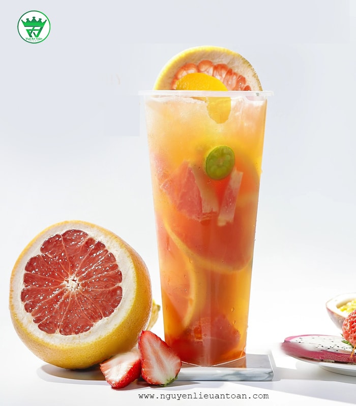 Hình ảnh Trà Cam Đào Dâu Tây