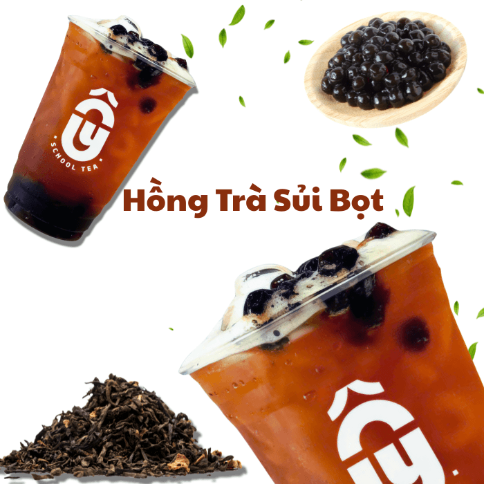 Hình ảnh Hồng Trà Sủi Bọt