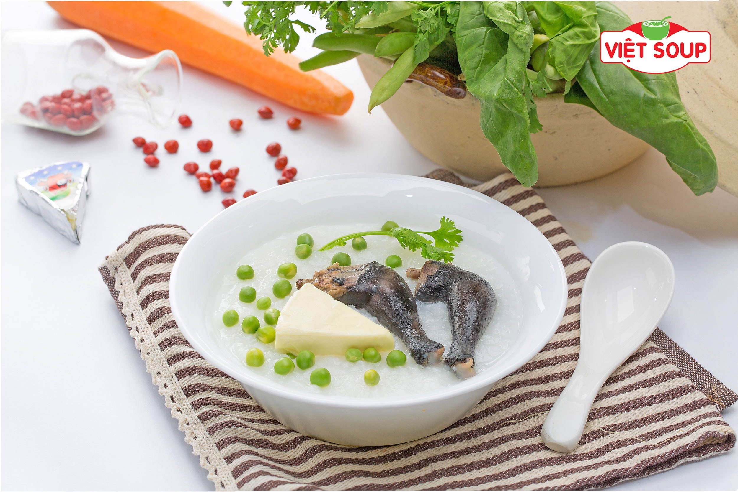 Hình ảnh Cháo Gà Ác Hầm Đậu