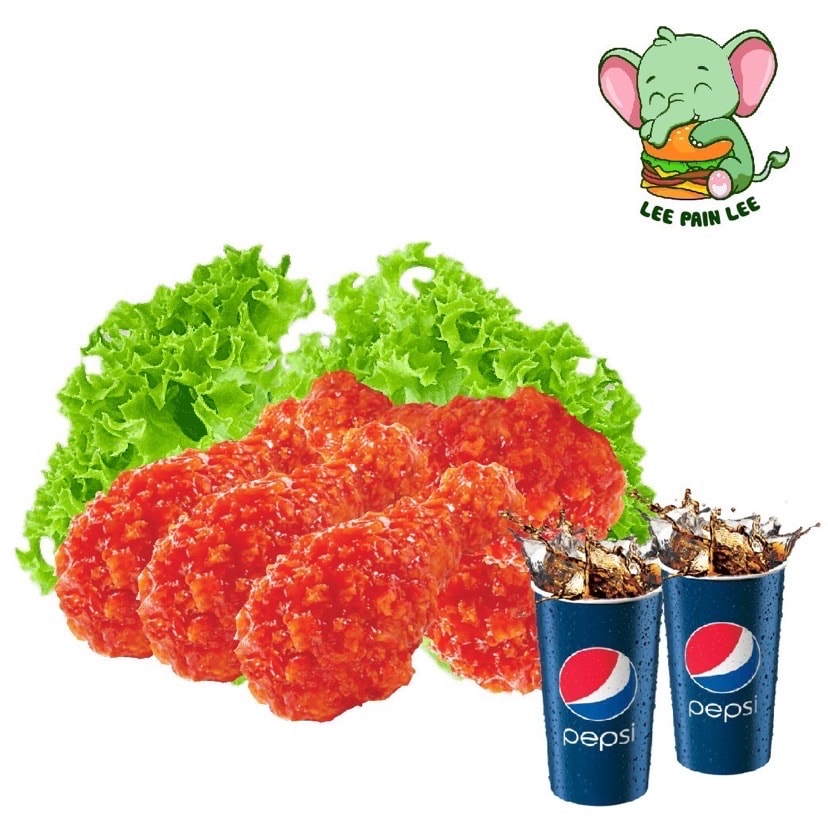 Hình ảnh Combo 5 đùi gà sốt - kèm 2 Coca