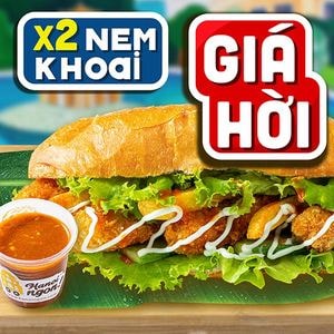 Hình ảnh Bánh mì nem khoai lớn