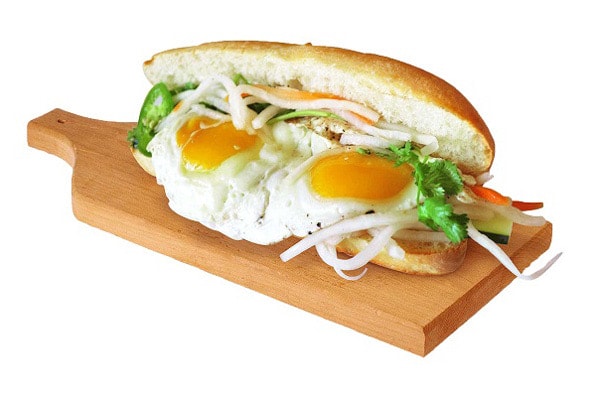 Hình ảnh Bánh Mì Ốp La 2 trứng 