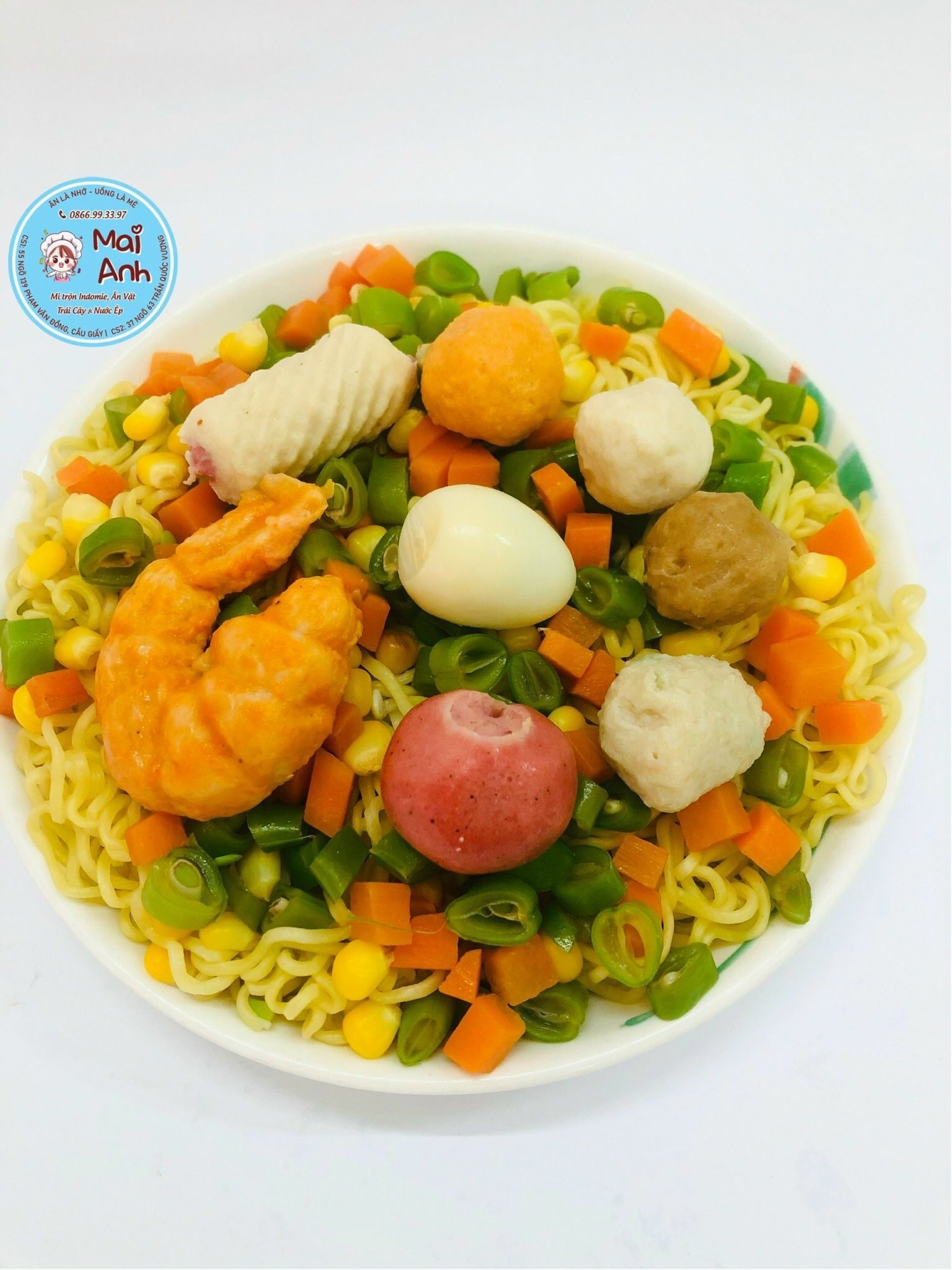 Hình ảnh Combo Mì Thập Cẩm + Nước