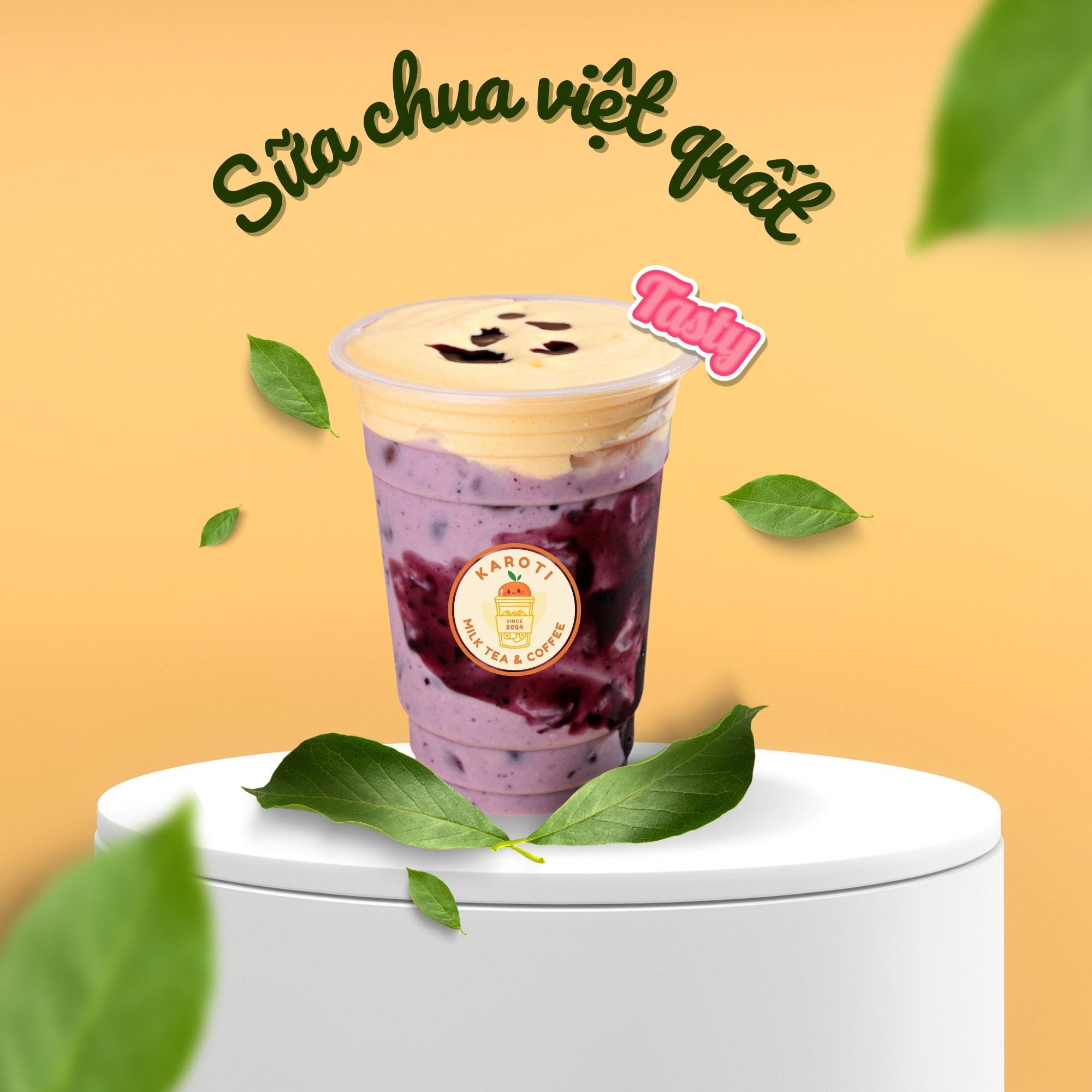 Hình ảnh Sữa Chua Việt Quất Size L