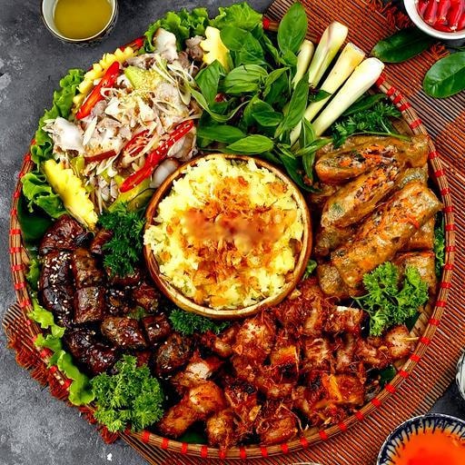 Hình ảnh Mẹt lợn 5 món