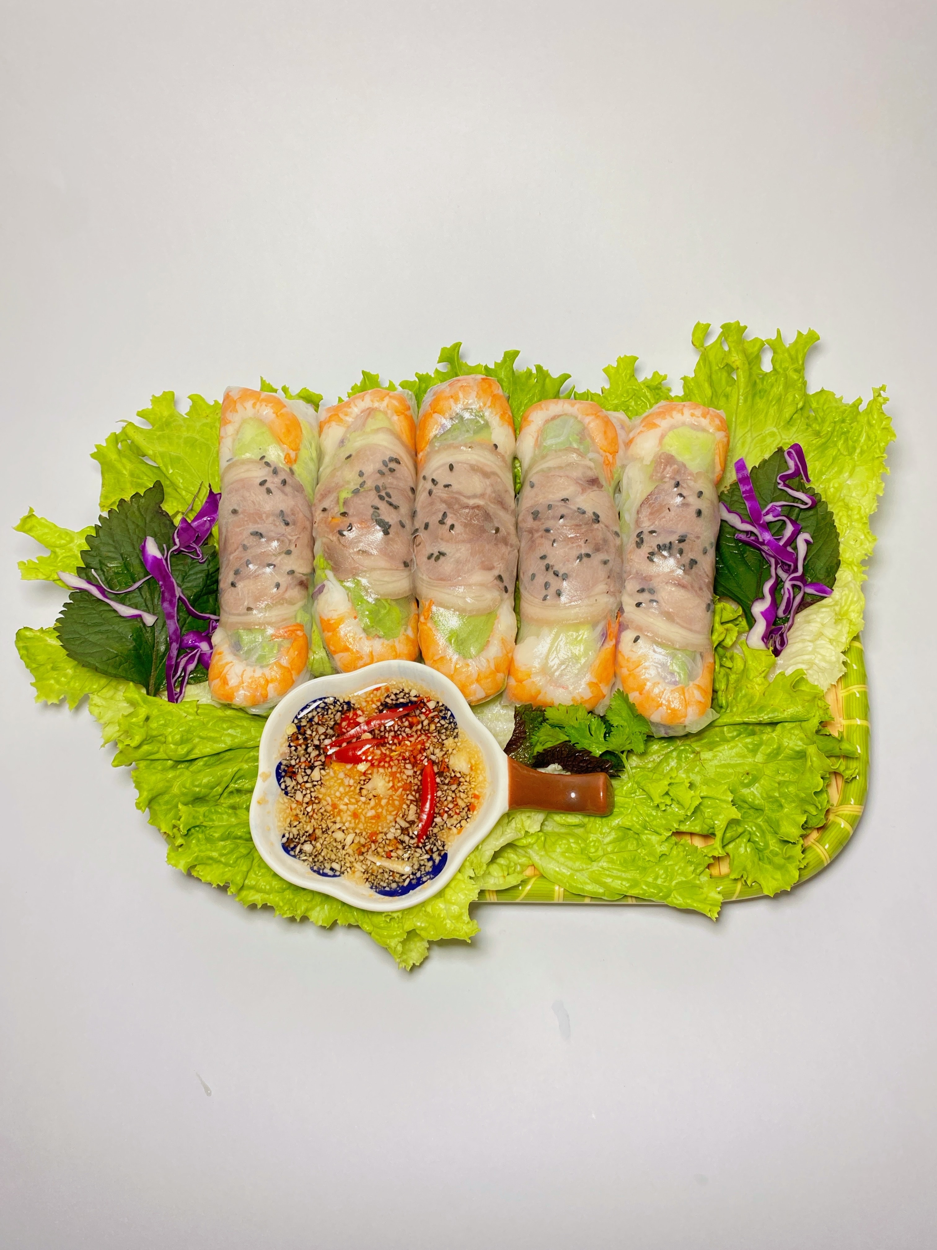 Hình ảnh Set 5 gỏi cuốn Tôm Thịt