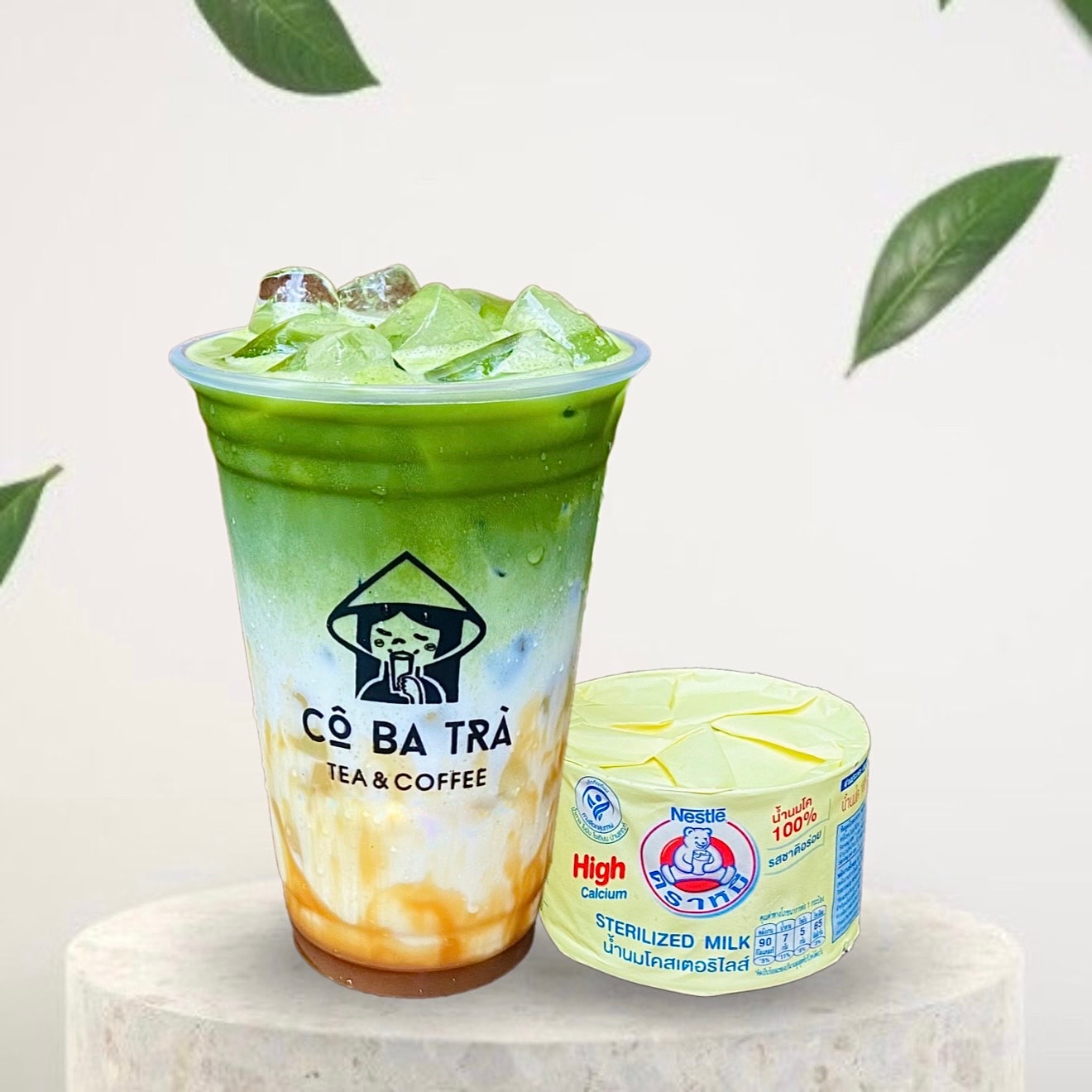 Hình ảnh Caramel Matcha Sữa Gấu