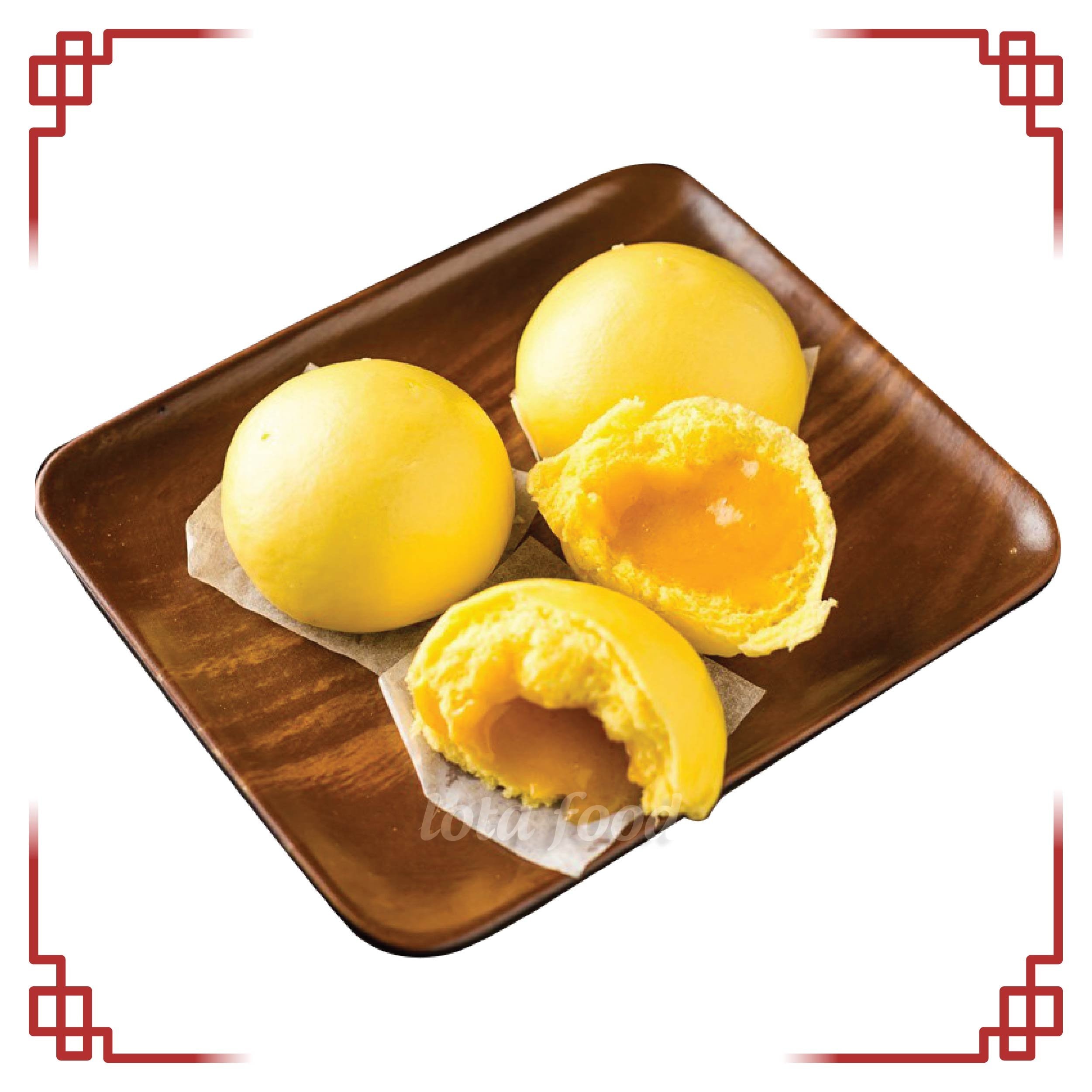 Hình ảnh Bánh bao nhân kim sa - 02 cái - Salted egg custard pau - 02 pcs