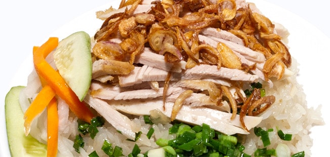 Hình ảnh xôi chả lụa 