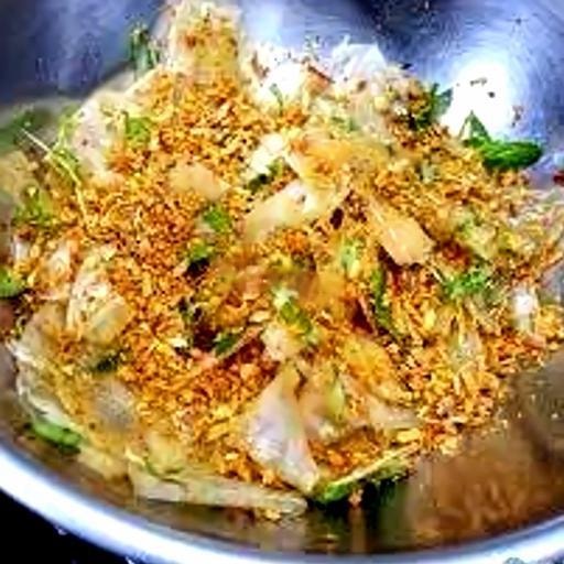 Hình ảnh phơi sương trộn tỏi