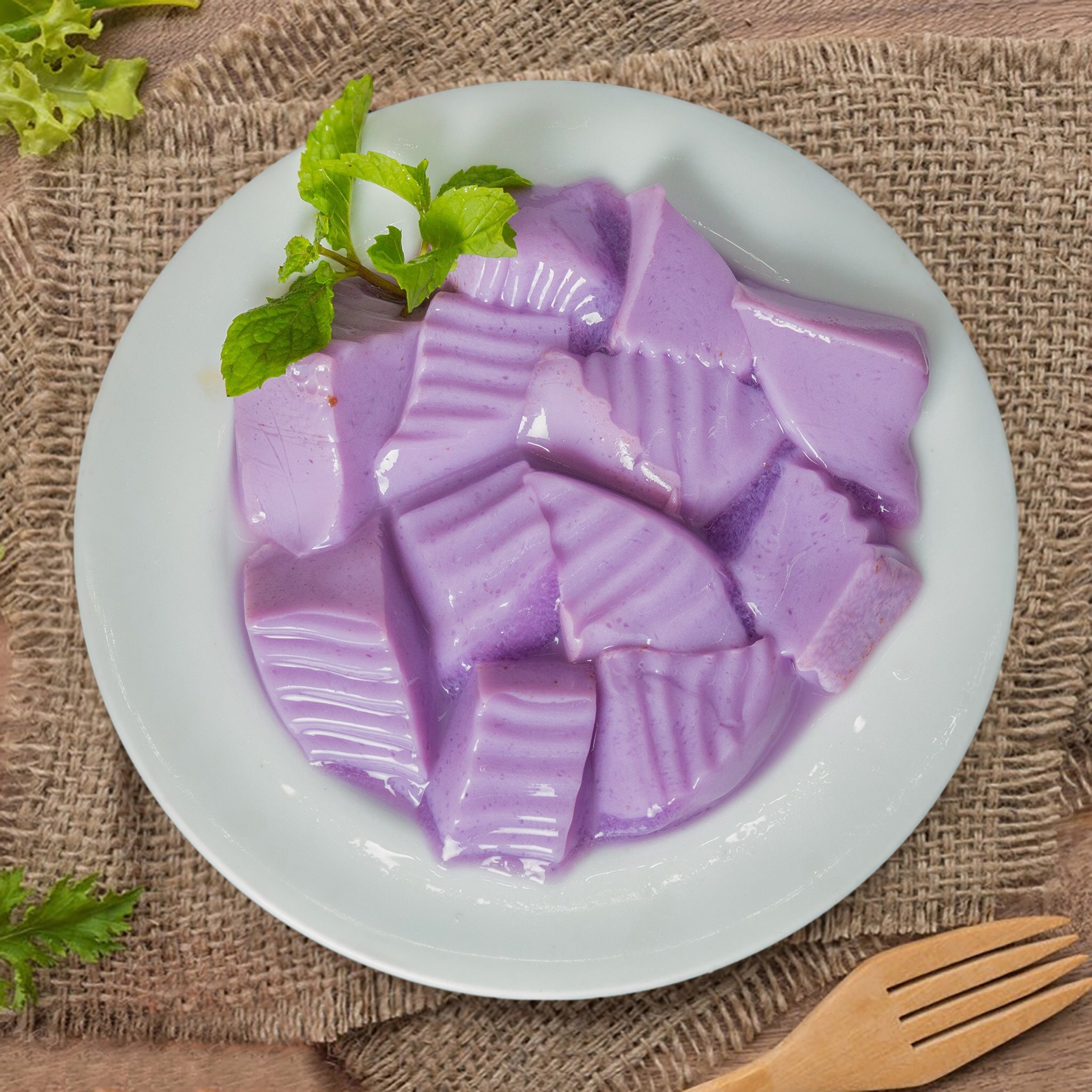 Hình ảnh Pudding khoai môn