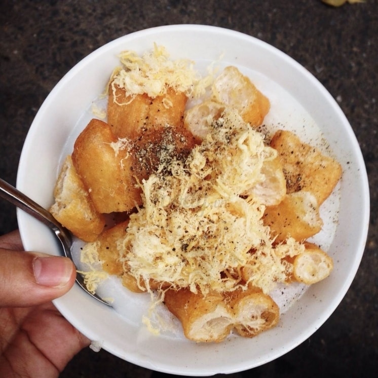 Hình ảnh cháo ruốc quẩy 
