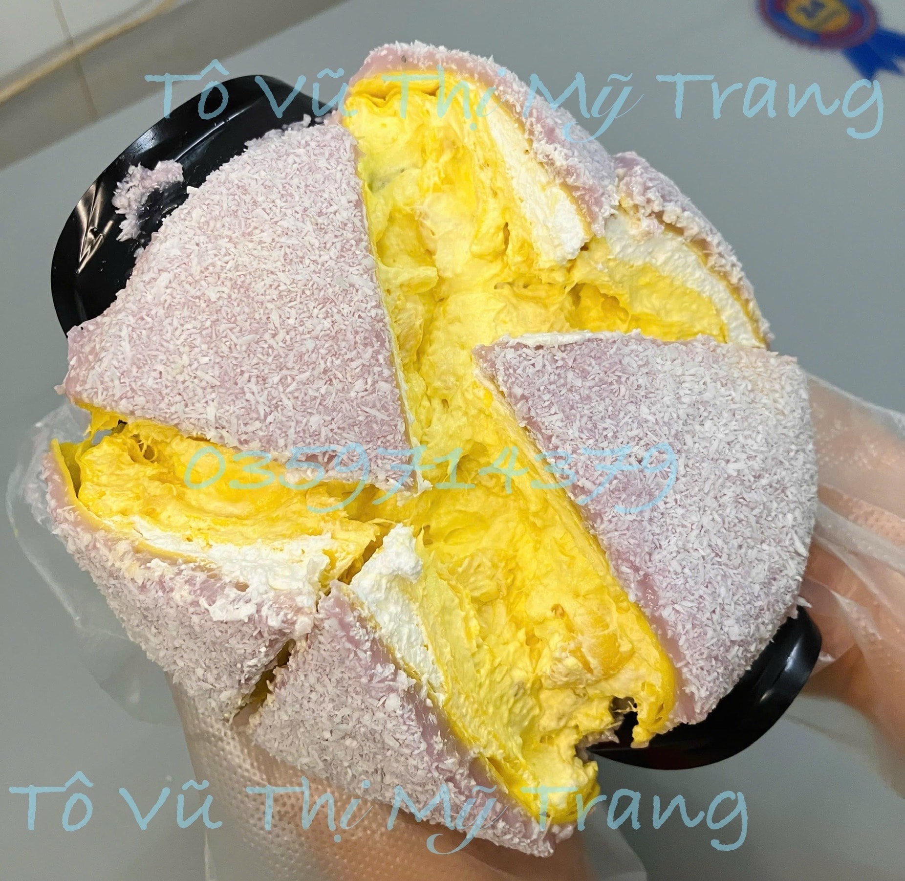 Hình ảnh Bánh crepe Phú Sĩ Khoai Môn size 14