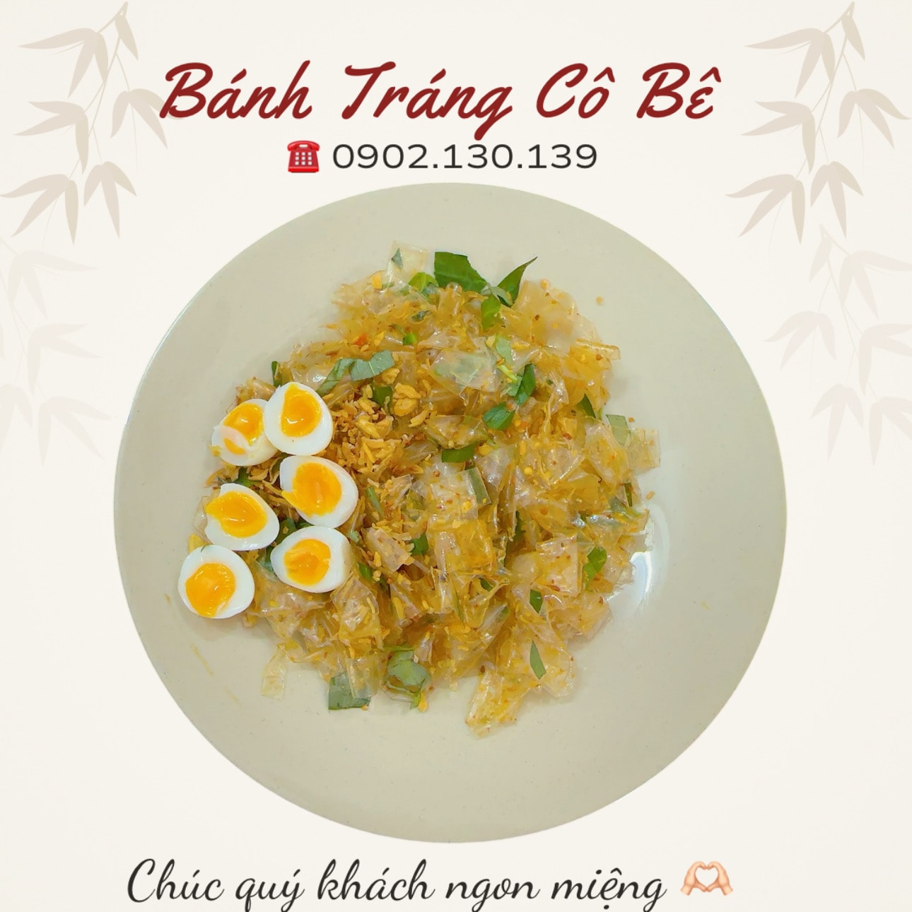 Hình ảnh bánh tráng phơi sương muối nhuyễn trứng lòng đào ( size lớn)