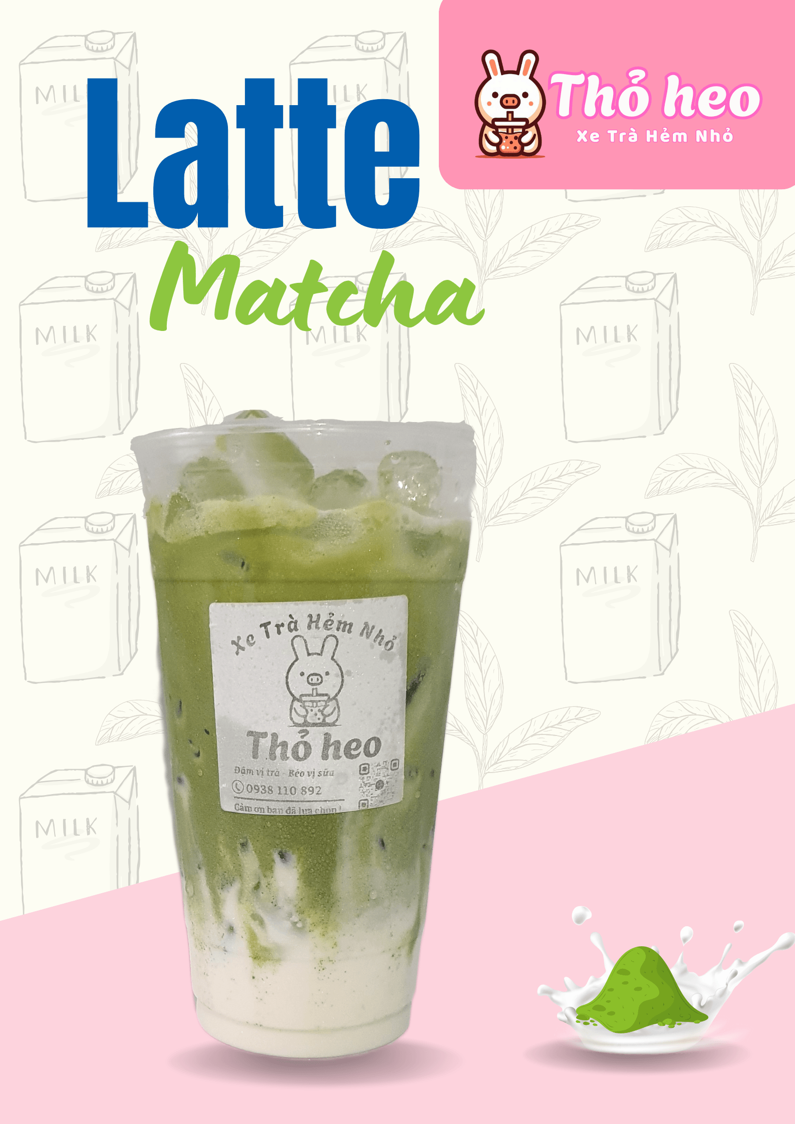 Hình ảnh Matcha latte size L