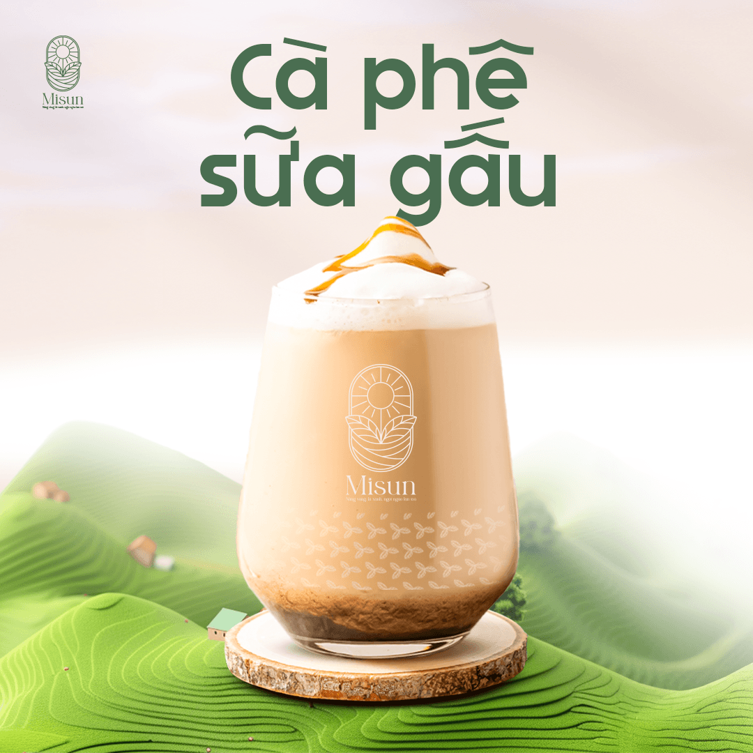 Hình ảnh Cà phê sữa gấu