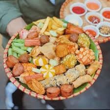 Hình ảnh Combo cá viên chiên + 1 chai nước. 