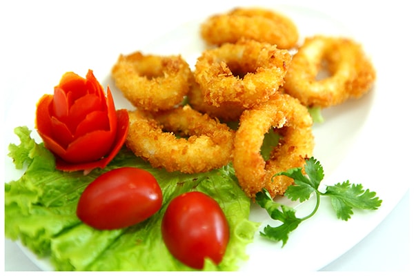 Hình ảnh Mực Vòng chiên giòn 