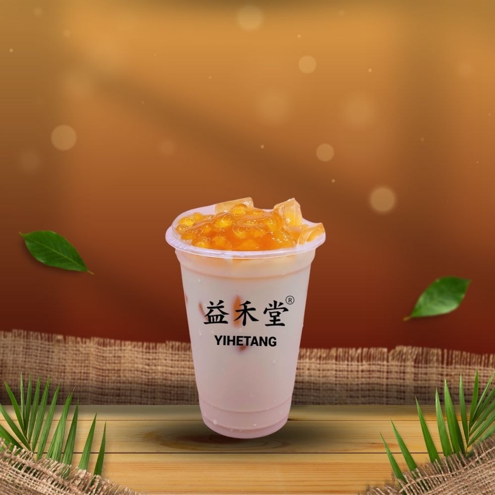 Hình ảnh Trà Ô Long Sữa Nướng Thạch Đào Yihetang