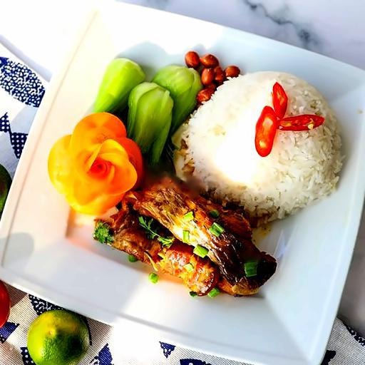 Hình ảnh Cơm Cá Kho Riềng Sả - Món Thêm