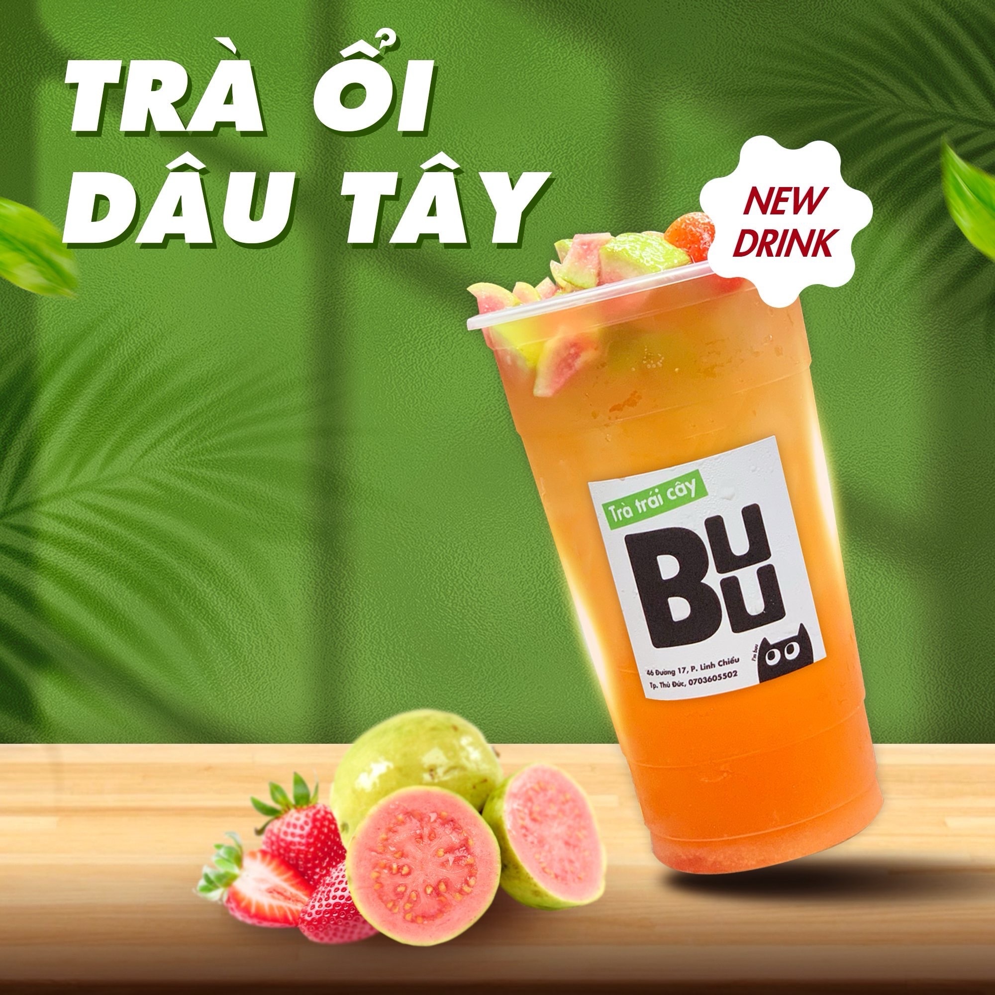 Hình ảnh Trà ổi dâu tây