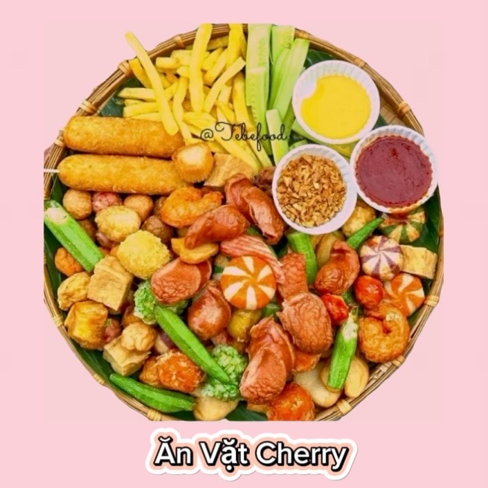 Hình ảnh Thập Cẩm Cá Viên Chiên Sốt Mắm Tỏi Set Vừa
