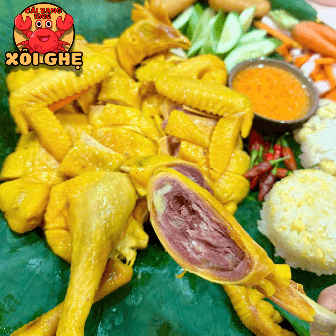 Hình ảnh Gà Ủ Muối Hoa Tiêu ( Nửa ConSize M)