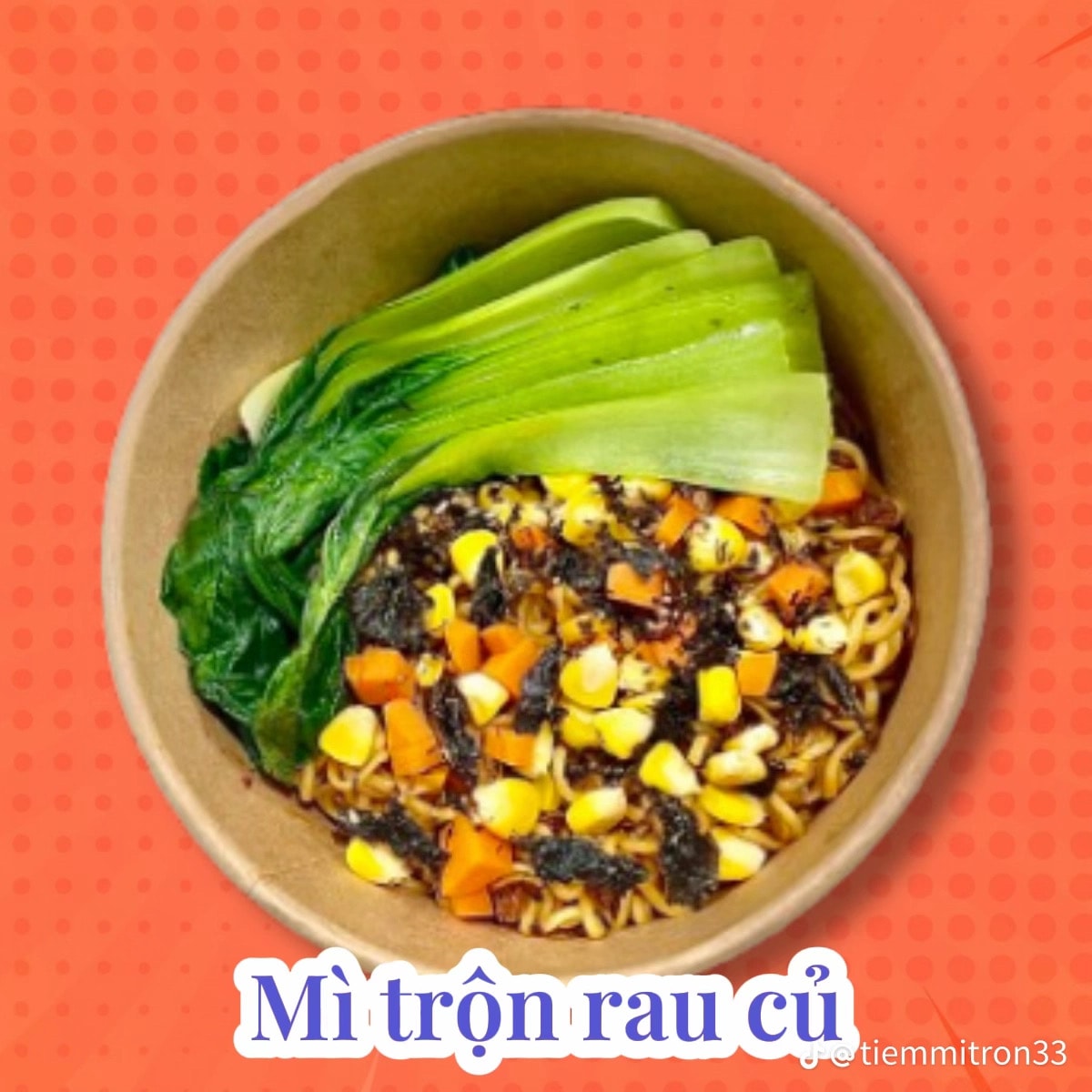 Hình ảnh Mì indo trộn rau củ