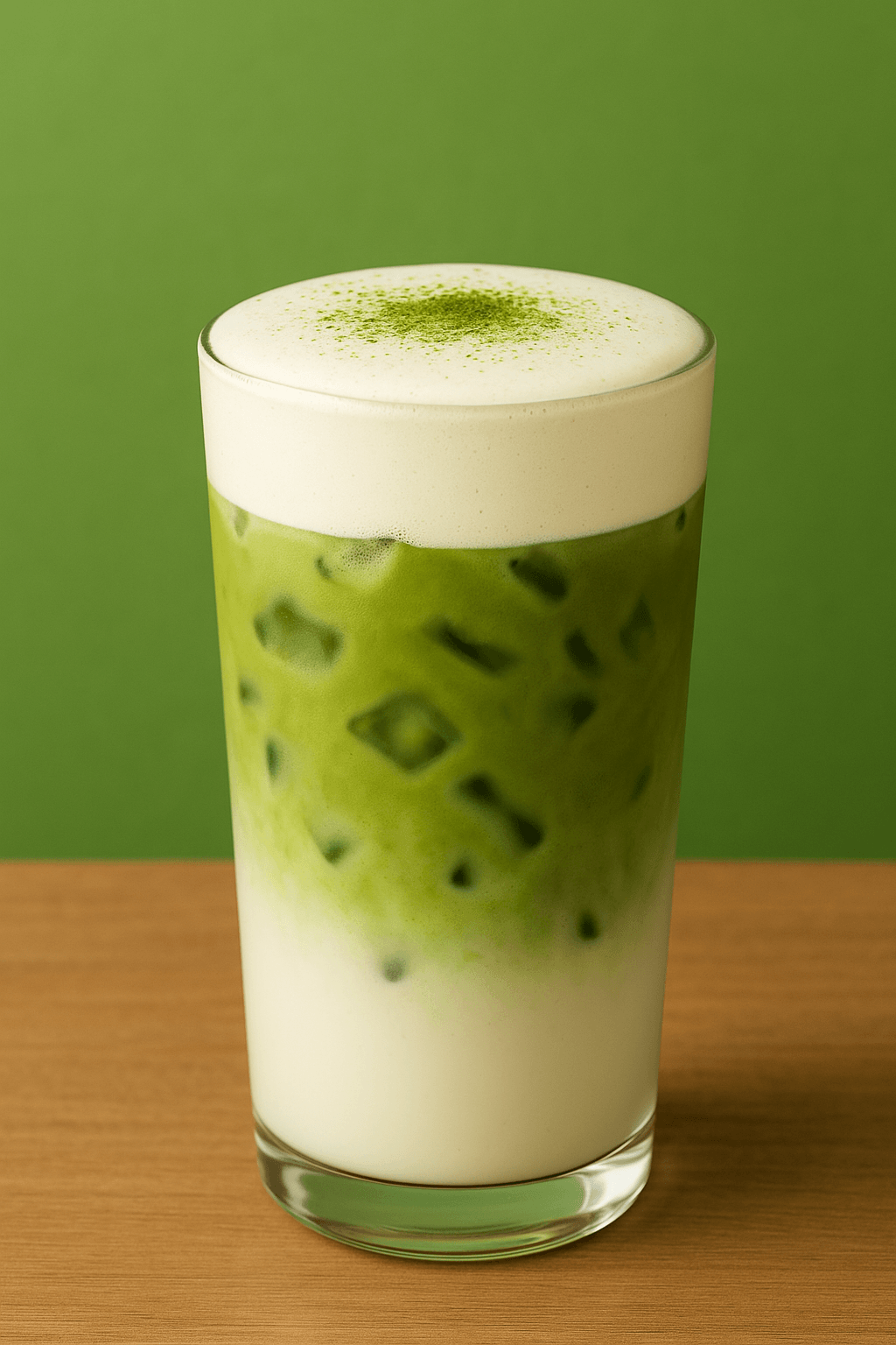Hình ảnh Matcha latte kem muối