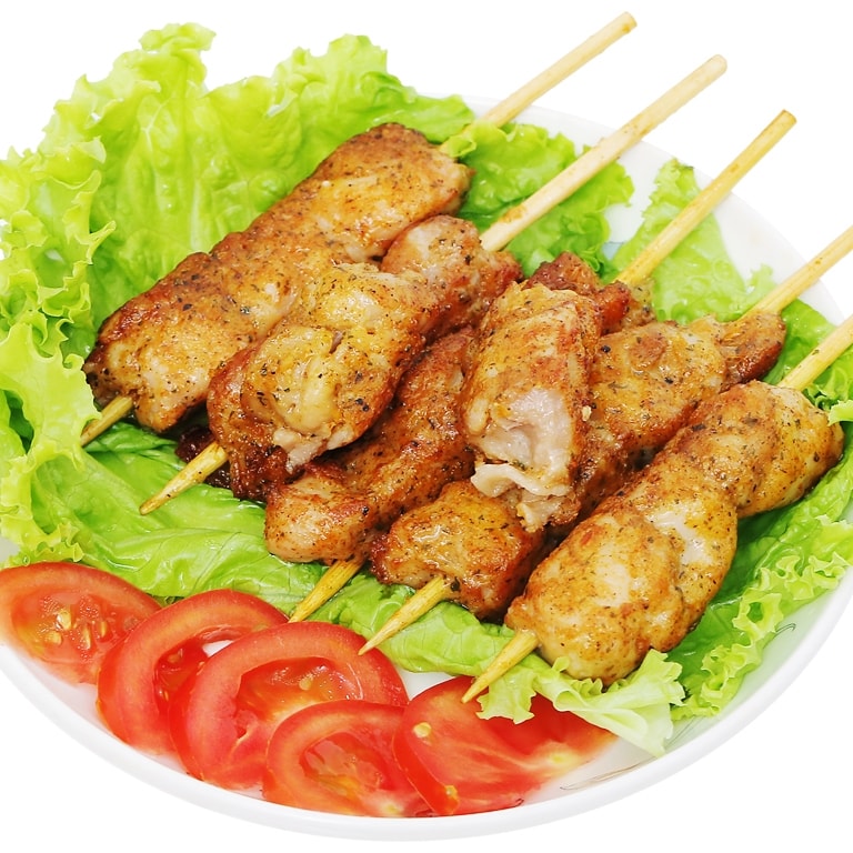 Hình ảnh gà xiên que 3xiên
