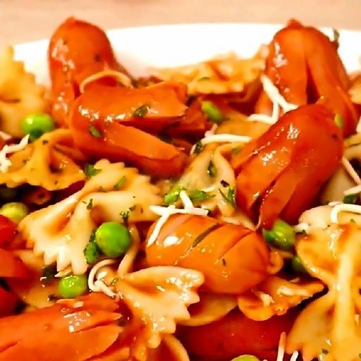 Hình ảnh Nui Xào Trứng Xúc Xích 