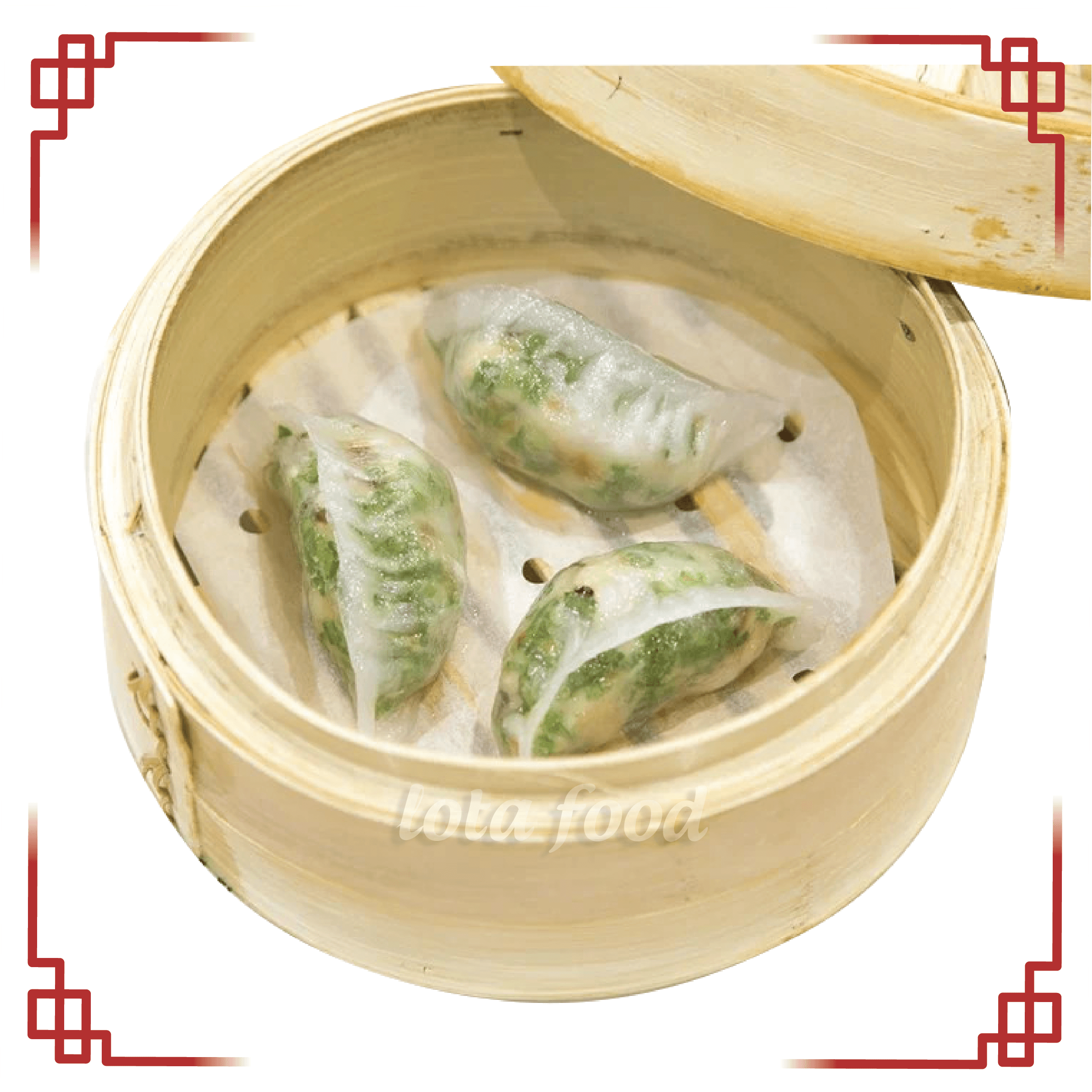 Hình ảnh Há cảo bó xôi tôm thịt - Shrimp - pork - spinach haukau - 3 pcs