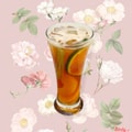 Hình ảnh Trà đào cam sả