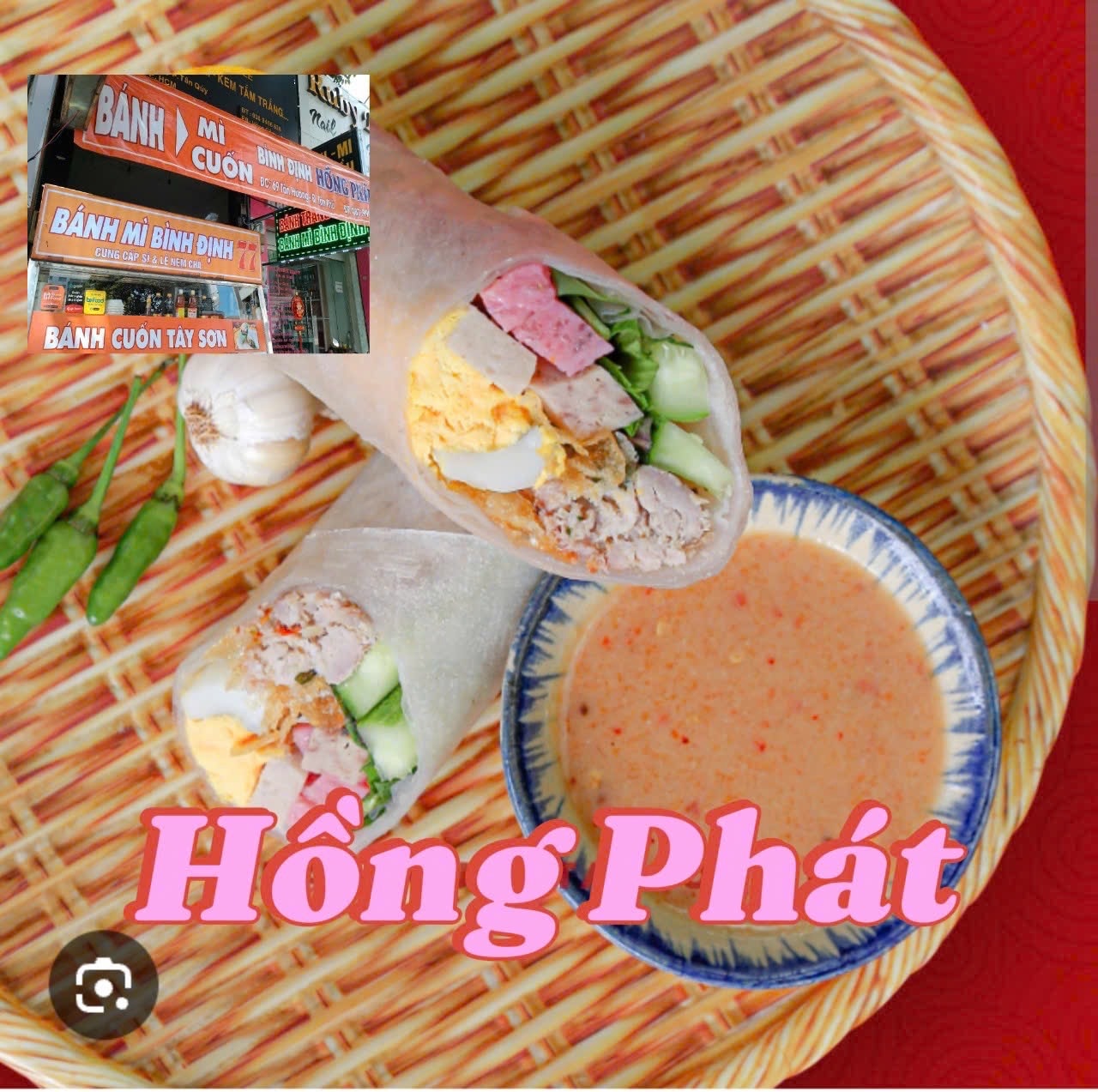 Hình ảnh Bánh tráng cuốn Bình Định/ Gỏi cuốn Tây Sơn 