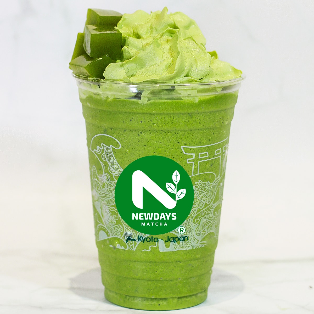 Hình ảnh Matcha Đá Xay Nguyên Vị 600ml