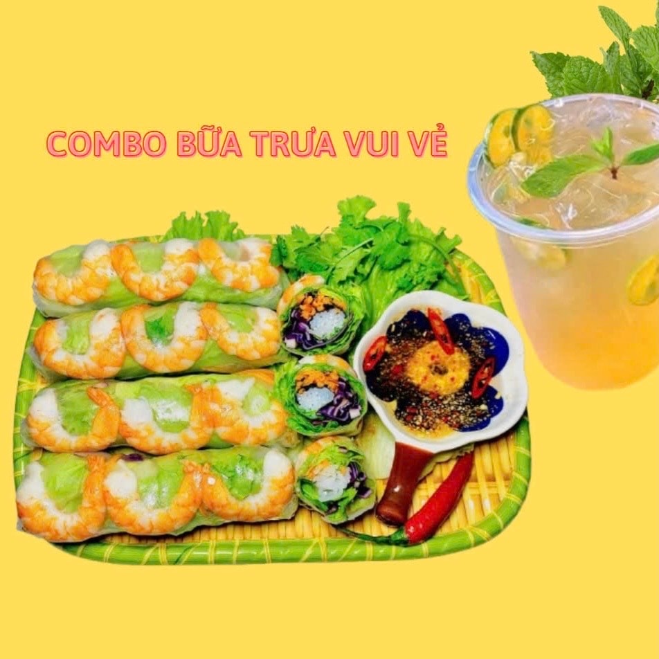 Hình ảnh Combo 5 gỏi cuốn Tôm To + 1 trà tắc