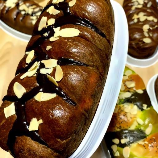 Hình ảnh Bánh mì hoa cúc chocolate