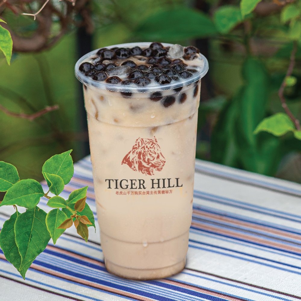 Hình ảnh Ô Long sữa trân châu đường đen Tiger Hill