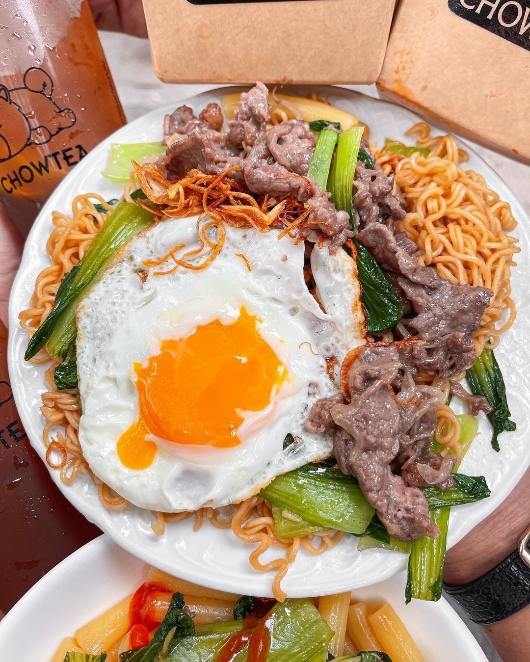Hình ảnh Mì Trộn Bò + Trứng - MẶC ĐỊNH CAY NHẸ