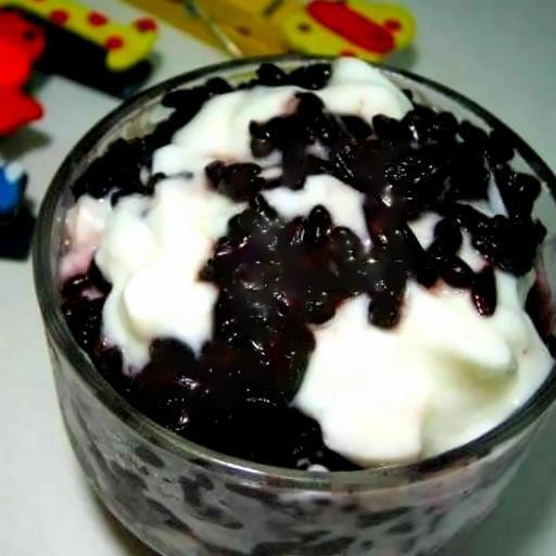 Hình ảnh Sữa chua nếp cẩm flan
