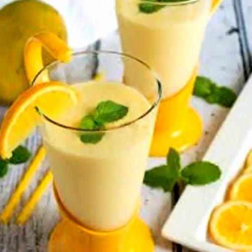 Hình ảnh Sinh Tố Chuối Xoài Cam