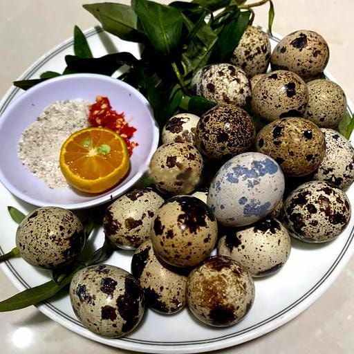 Hình ảnh Trứng cút lộn luộc