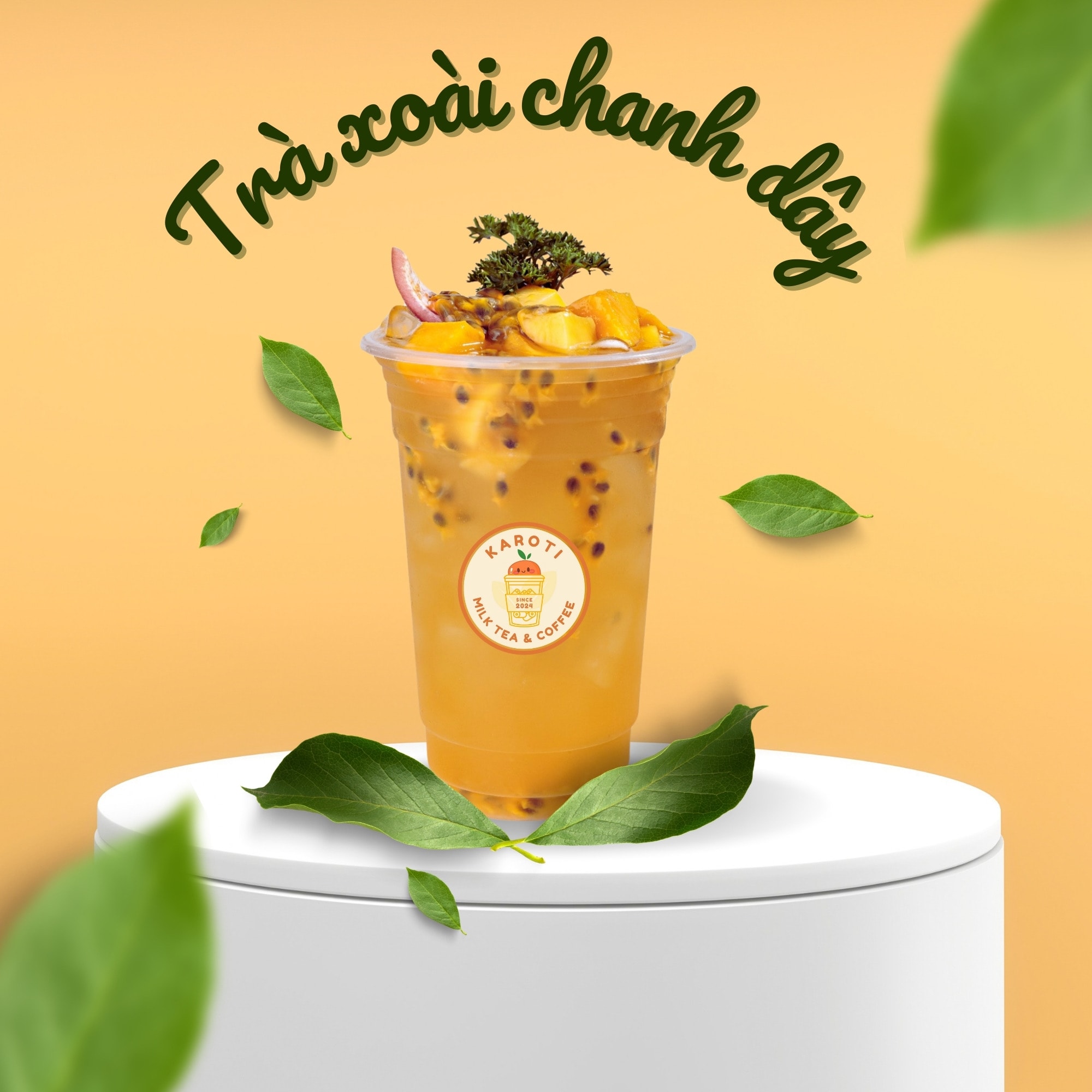 Hình ảnh Trà Xoài Chanh Dây